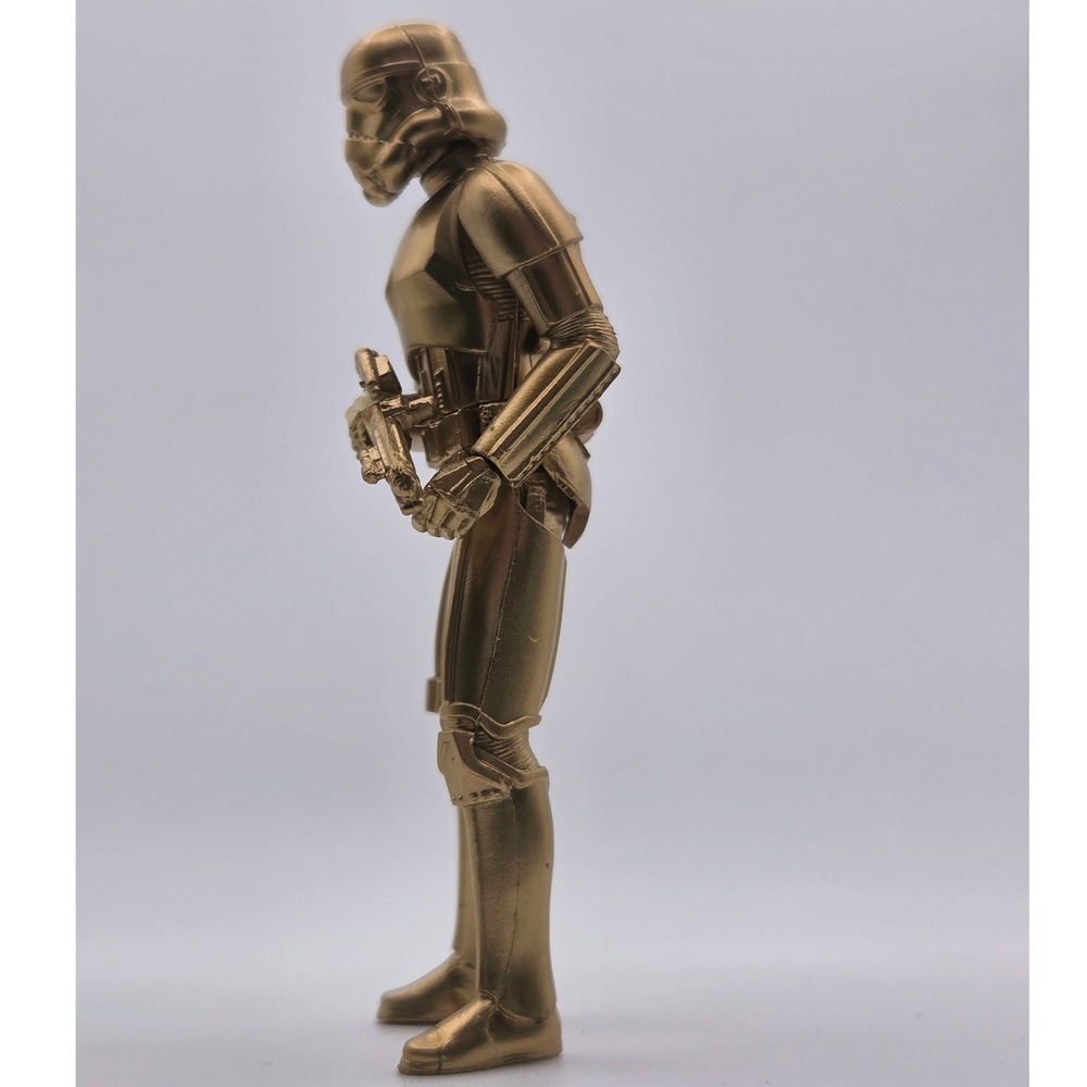 Hasbro Star Wars Stormtrooper 3.75" Gold Good Skywalker Saga Commemorative - Picture 4 of 8
